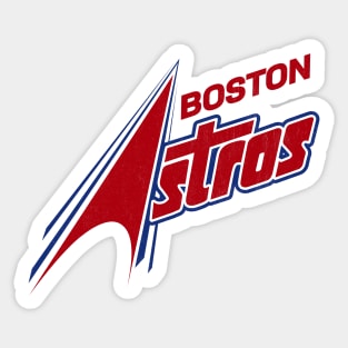 Classic Boston Astros Soccer Sticker